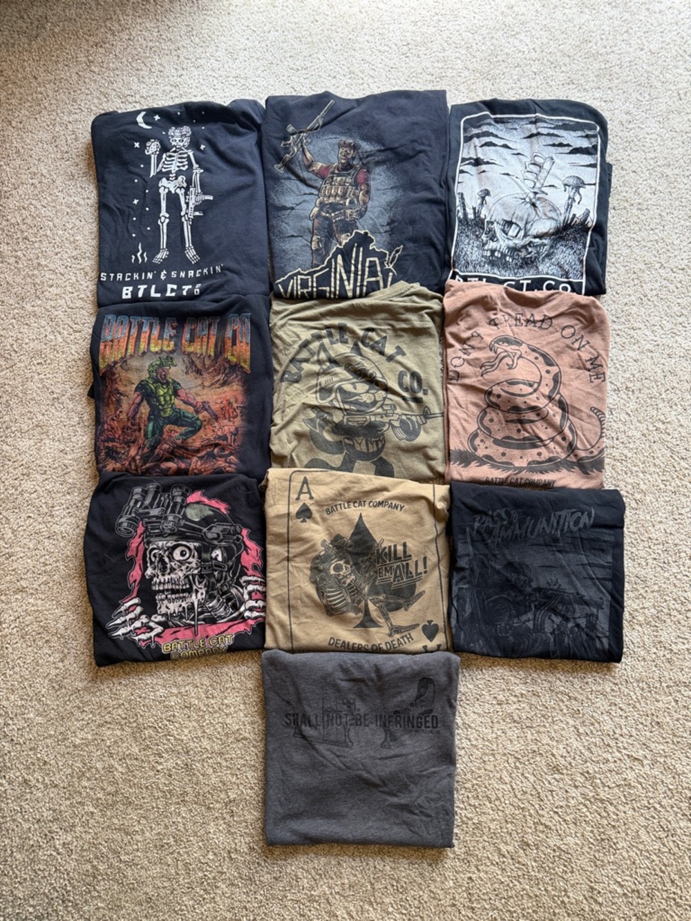 Battle Cat Co. T Shirt Bundle